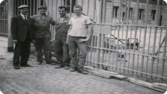 Mijlpaal 1967 in geschiedenis Aelbrecht-Maes