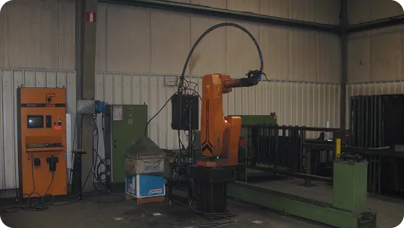 Eerste lasrobot van Aelbrecht-Maes