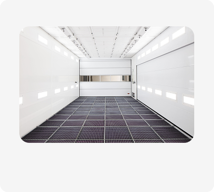 Spuitcabine 6,5 x 3,5 x 3m — Aelbrecht-Maes