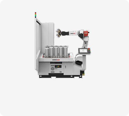 Robojob robotarm — Aelbrecht-Maes
