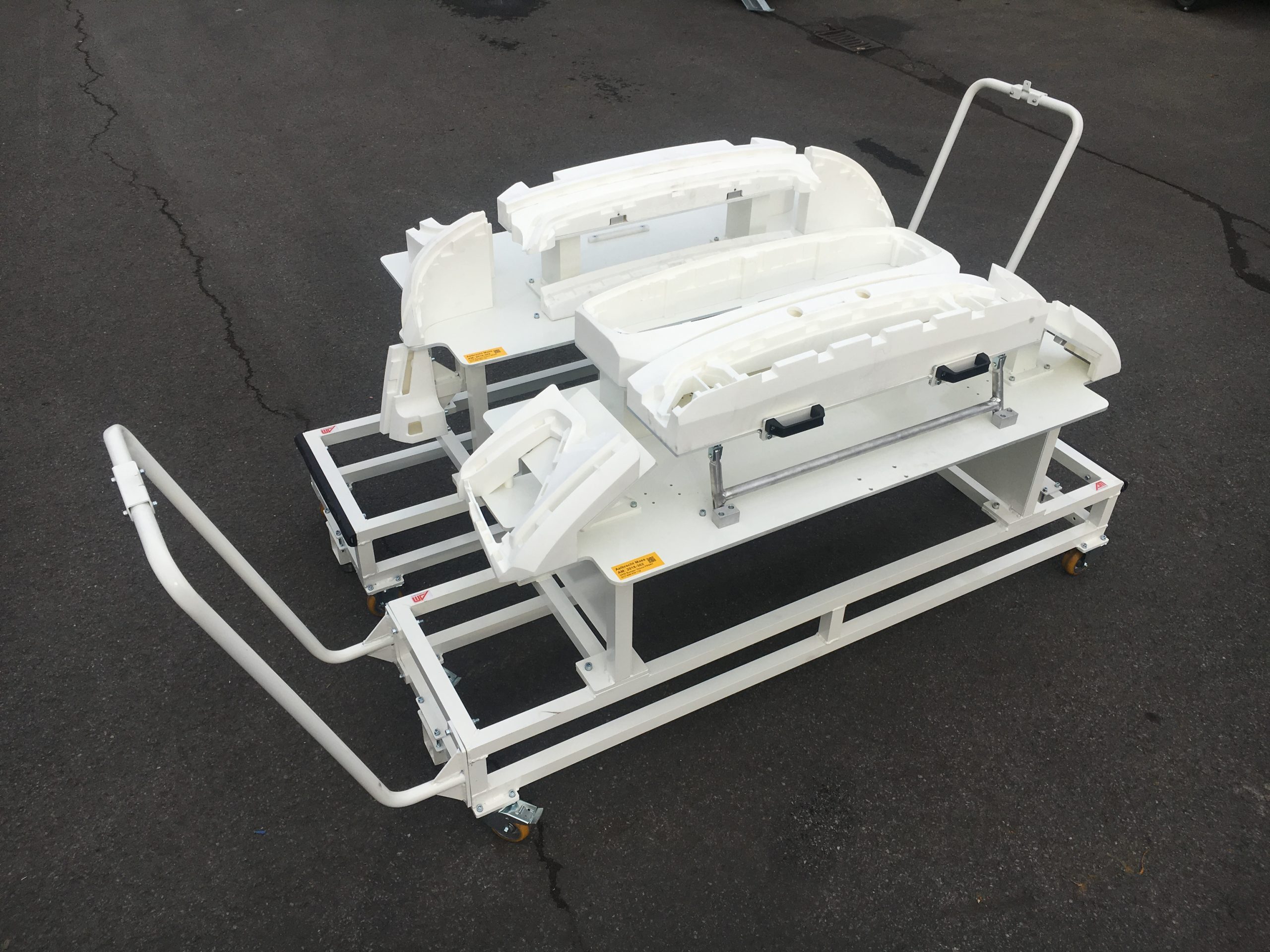 Bumper dollie voor automotive door Aelbrecht-Maes